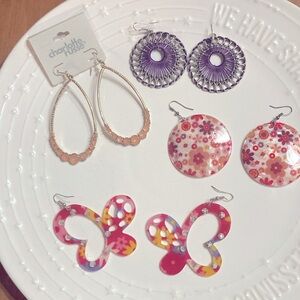 Earring bundle- 4 pairs of earrings